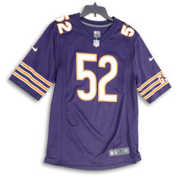 Mens Navy Blue Orange Chicago Bears Khalil Mack #52 Football Jersey Size M