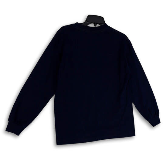 Womens Blue Augustana Crew Neck Long Sleeve Pullover Sweatshirt Size Medium image number 2