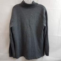 Men's Patagonia Grey Merino Wool Quarter Zip Sweater Size XXL alternative image