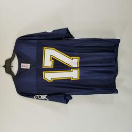 NFL Players Men Navy Blue San Diego Chargers Phillip Rivers Jersey M
