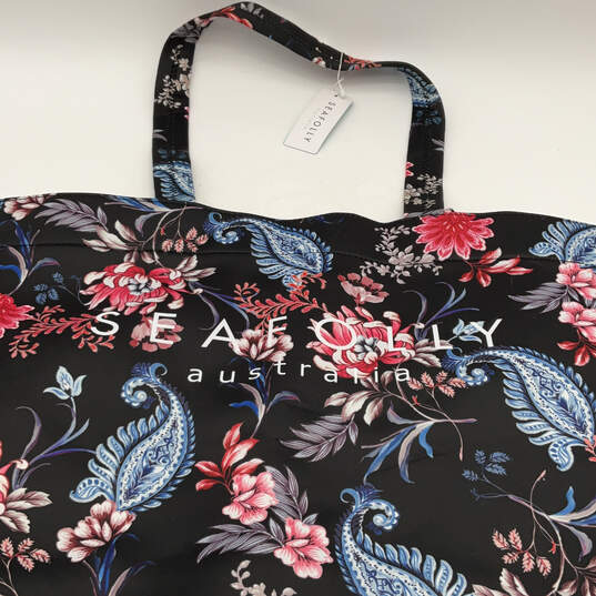 NWT Womens Multicolor Floral Double Handle Inner Pocket Zipper Tote Bag image number 3