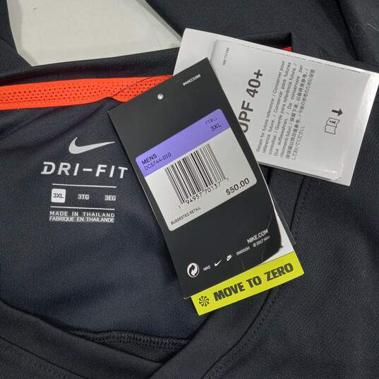 Nike Dry Fit Men's Oregon State Ducks Black Long Sleeve Shirt 3XL NWT image number 4