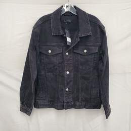 NWT MN's Zanerobe Vintage Denim Salt Black Trucker Jacket Size XS