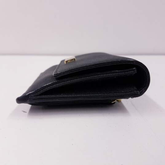 Kate Spade Saffiano Leather Keychain Card Holder Black image number 4