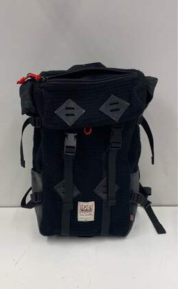 Topo Designs x Woolrich Klettersack 22L Black Wool Leather Backpack Bag