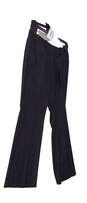 Womens Black Pockets Straight Leg Dress Pants Size 4P image number 2
