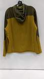 L. L. Bean Green And Slightly Yellow Hooded Slightly Fitted Quarter Zip Pull Over Jacket Women's Size L image number 2