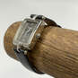 Designer Fossil ES-8974 Silver-Tone Black Strap Analog Quartz Wristwatch image number 1