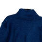 NWT Mens Blue 1/4 Zip Mock Neck Long Sleeve Pullover Sweater Size XL image number 3