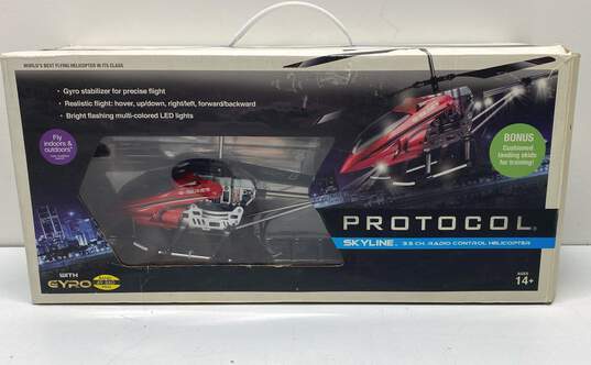 Protocol Red Skyline 3.5 Ch. Radio Control Helicopter image number 1