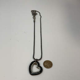 Designer Brighton Metra Silver-Tone Reversible Heart Shape Pendant Necklace alternative image
