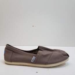 TOMS Alpargata Tan Canvas Shoes Women's Size 8.5