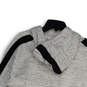 NWT Mens Gray Long Sleeve Pockets Drawstring Stretch Pullover Hoodie Size M image number 4
