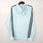 Adidas Women Blue Graphic Hoodie M NWT image number 2