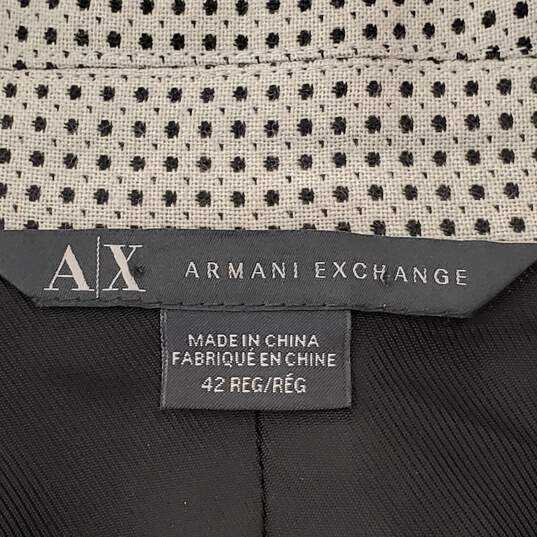 Armani Exchange Men Grey Dotted 42R image number 3