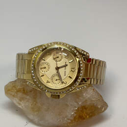 Designer Michael Kors Blair MK-5639 Gold-Tone Chronograph Analog Wristwatch