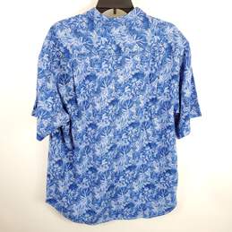 Tommy Bahama Men Blue Printed Button Up Shirt L NWT alternative image