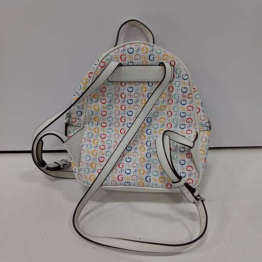 Guess Multicolor Pattern Mini Backpack image number 2