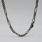Sterling Silver Figaro Chain 23" Necklace 18.9g image number 4