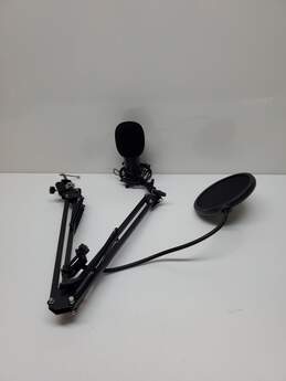 Bundle Untested Zing You Condenser Microphone w/ Stand & Windscreen alternative image