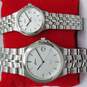 Belair His 955.114 And Hers 956.114 Silver Tone Watch Set image number 1