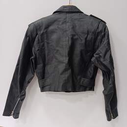 Wilsons Women's Black Leather Jacket Size S alternative image