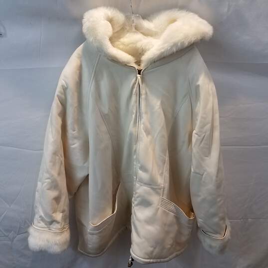 Komitor Hooded Lined Zip-Up Winter Coat Jacket Adult Size 26/28 image number 1