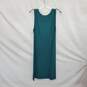 Tommy Bahama Turquoise & Brown Striped Sleeveless Midi Dress WM Size L image number 2
