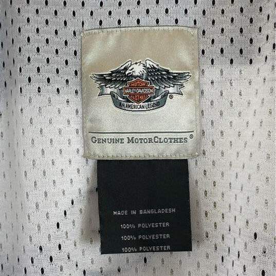 Harley Davidson White Mesh Jacket - Size X Large image number 3