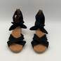 Ugg Womens Traci 1092441 Black Tan Wedge Heel Zipper Espadrille Sandals Size 9.5 image number 3