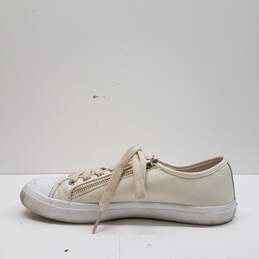 Coach Empire Zipper Ivory Leather Casual Shoes Women's Size 8.5B alternative image