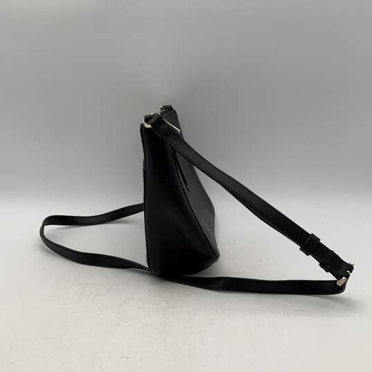 Kate Spade Womens Black Adjustable Strap Inner Zip Pocket Crossbody Bag Purse image number 2