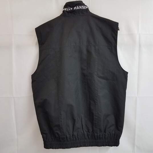 Helly Hansen black fleece vest men's M image number 2