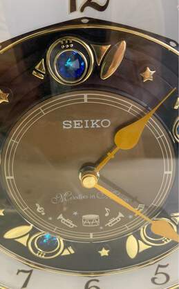 Seiko Melodies In Motion Wall Clock QXM487BRH-SOLD AS IS, FOR PARTS OR REPAIR alternative image