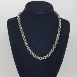Carolyn Pollack Relios Sterling Oxidized Chain 20" Necklace 51.9g