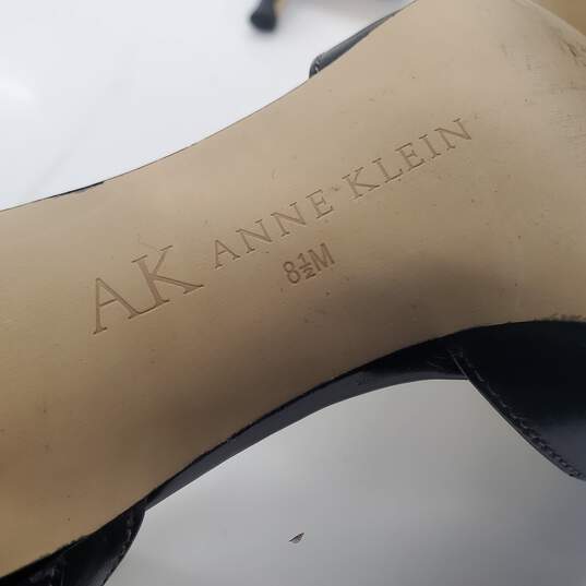 Anne Klein Women's Makon Black Leather Pumps Size 8.5M image number 6