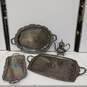 4 Pc. Assorted Bundle of Silver-plate Items image number 1