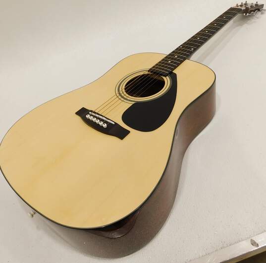 Yamaha Brand FD01S Model Wooden Acoustic Guitar w/ Soft Gig Bag image number 5