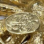 Designer Kirks Folly Gold-Tone Rhinestones Fairy Godmother Brooch Pin image number 3