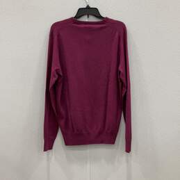 NWT Peter Millar Mens Purple Knit V-Neck Crown Soft Pullover Sweater Size Medium alternative image