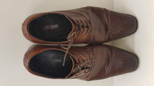 Stacy Adams Telford Men Shoes Brown Size 9M image number 6