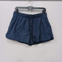 H&M Women's Blue Swim/Active Shorts Size L with Mesh Lining
