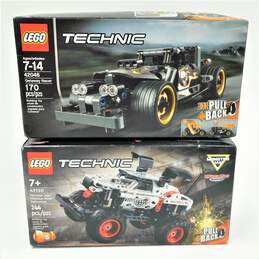 LEGO Technic Sealed 42046 Getaway Racer & 42150 Monster Jam Mutt Dalmatian
