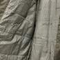 Mens Olive Green Long Sleeve Hooded Flap Pocket Full-Zip Parka Jacket Size XL image number 5