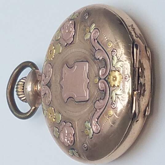 Vintage Elgin Gold Filled Wind-Up Pocket Watch image number 10