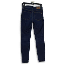 Womens Blue Denim Dark Wash 5-Pocket Design Skinny Leg Jeans Size 27 alternative image