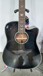 Black Urban Acoustic Guitar w/ Brown Leather image number 4