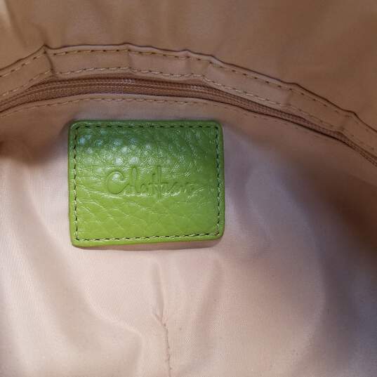 Cole Haan Leather Village Shoulder Bag Green image number 6