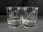 Set of 8 Monogrammed Clear Whisky Glasses image number 5