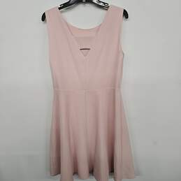 Im NYC Pink Fit & Flare Dress W Bow